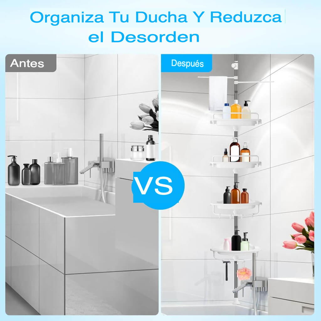 Storix™ Adjustable and Corrosion-Resistant Shower Shelf