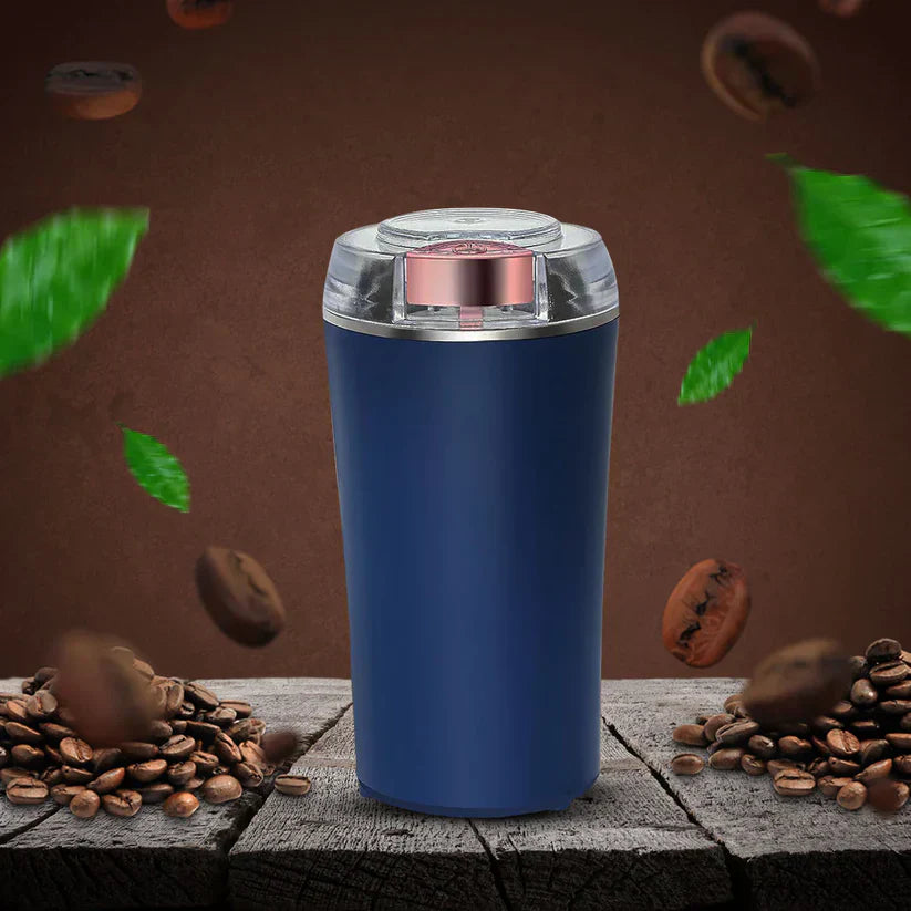 Mini electric coffee and spice grinder