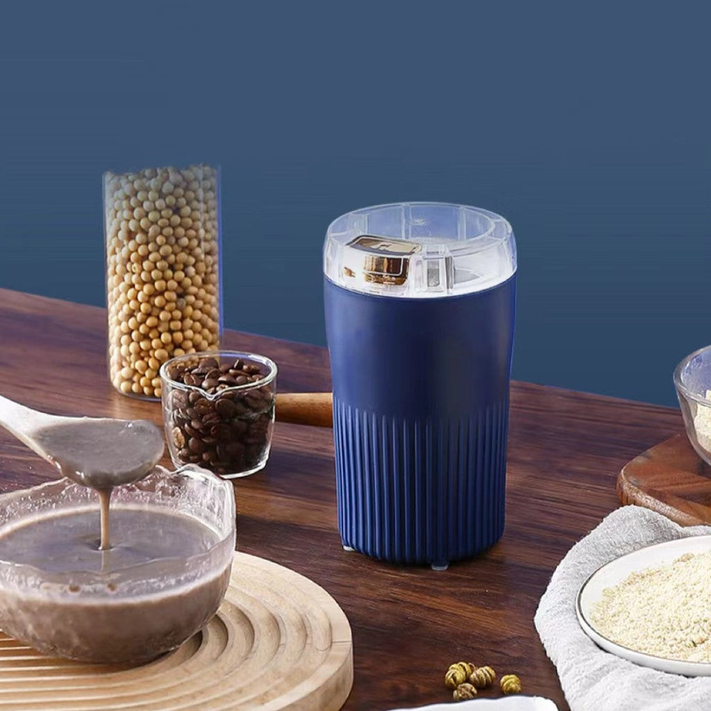 Mini electric coffee and spice grinder