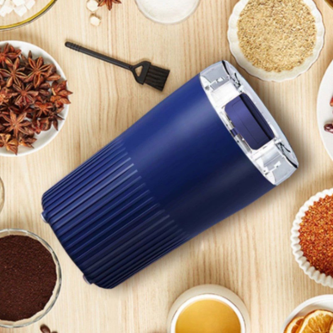 Mini electric coffee and spice grinder